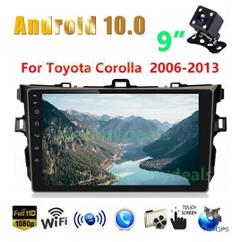 Android 11.0 For Toyota Corolla 2007-2012 GPS Navi Car Stereo Radio WIFI+Cam 9"