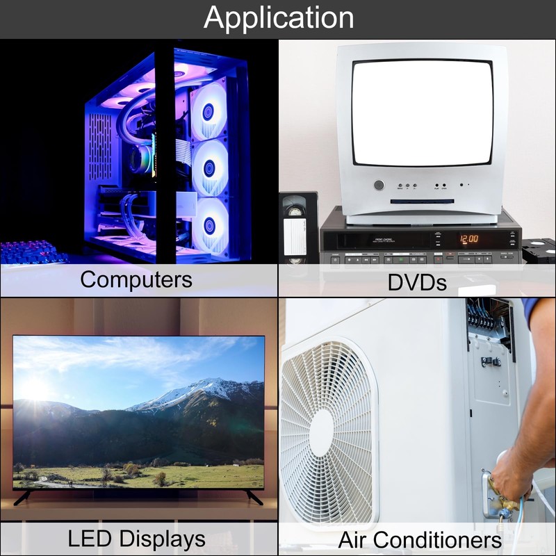 sourcing map 5 Pcs IDC Flat Ribbon Cable, 2.54mm Pitch