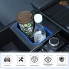 Aunginsy Front Seat Central Armrest Cup Holder Panel Frame Trim