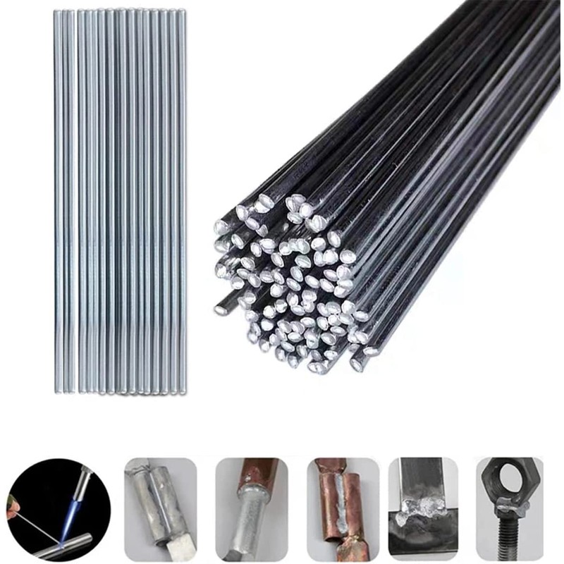 50 Pieces Flux Core Aluminum Rods Low Temperature Easy Melt