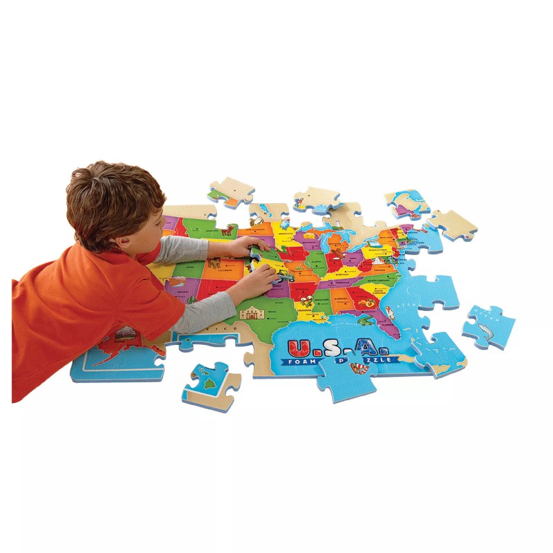 Educational Insights New - Educational Insights USA Foam Map Floor
