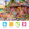 HUADADA Jigsaw Puzzles 1000 Pieces for Adults | Beach Shop