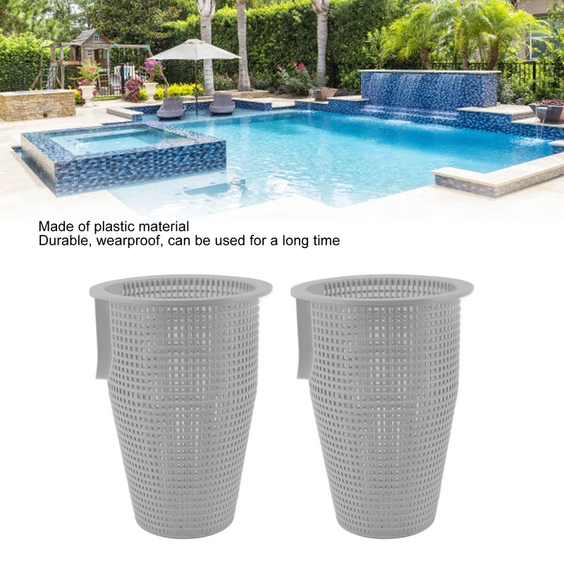 2PCS Pool Pump Filter Basket Easy To Install B199 Strainer