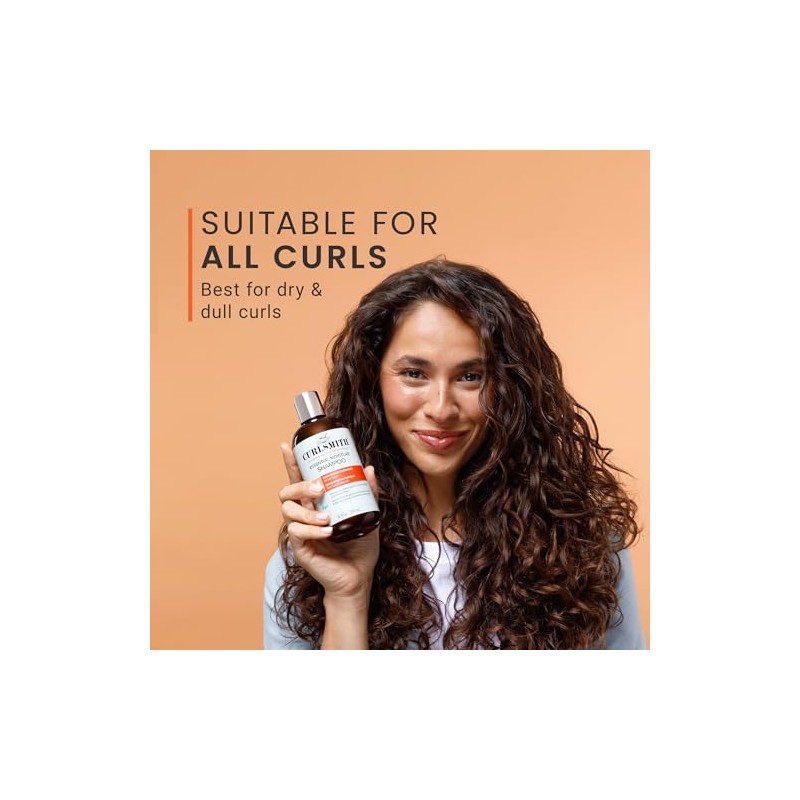 CURLSMITH - Essential Moisture Cleanser, Gentle Nourishing Shampoo for Wavy,