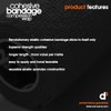 d3 Cohesive Bandage Compression Football Sock Tape Shinguard Wrap 75mm