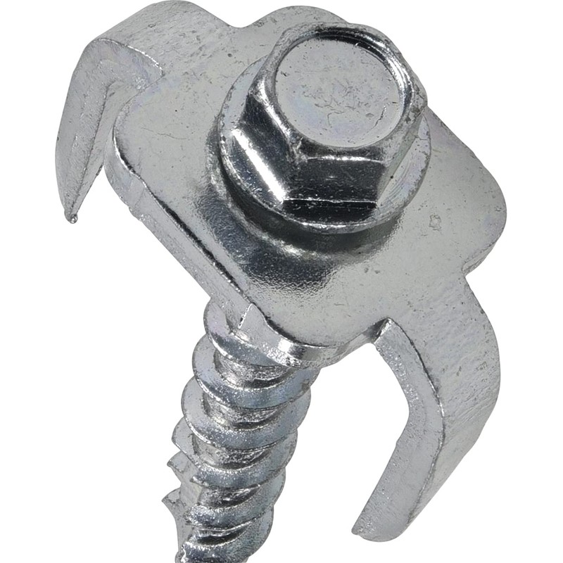 Fas-n-Tite Exterior-Coated Fence Post Screws, Heavy Duty Wood Screws for