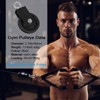 Cable Pulley Rotation Traction Wheel 3.54in/90mm Silence Smooth Detachable 360