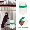 Bebedero Automático para Loros 2 Piezas Plástico Resistente Fácil De