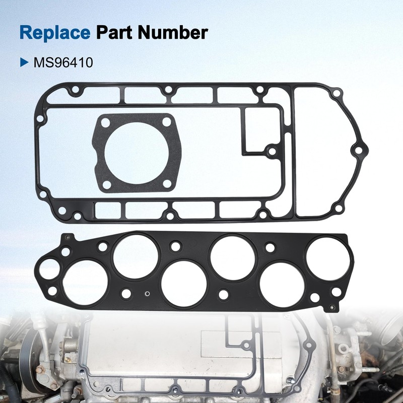 Panwarmoll MS96410 Intake Plenum Gaskets Set Upper Fit for Honda