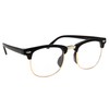 Kids Nerd Glasses Half Frame Clear Lens Geek Costume Children's