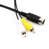 risingsaplings 6FT Audio Video AV Wire Cable 5Pin to RCA