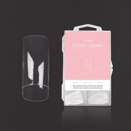 Donawa 도나와 네일팁 인조손톱 코스모스퀘어 클리어 100nail CT05-100N-C Donna Nail Tip Artificial Nails Cosmos Square Clear 100nail CT05-100N-C