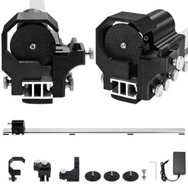 Arrow Saw, Carbon Arrow Cutter with 2x Resin Saw Blades, Adjustable 4.3”-32”Archery Arrow Cutting Tool with Precision Scale, Dust Cover, Mesh, Replaceable Blades