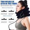 GUDREN Dispositivo de Tracción Cervical, Portátil soporte de cuello inflable