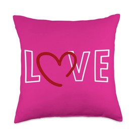 Stylish & Cute Lovable Clothing For Women Who Love To Love Throw Pillow