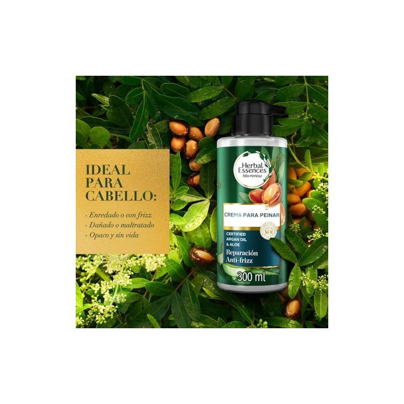 Herbal Essences Crema Para Peinar Bío:renew Argan Oil & Aloe