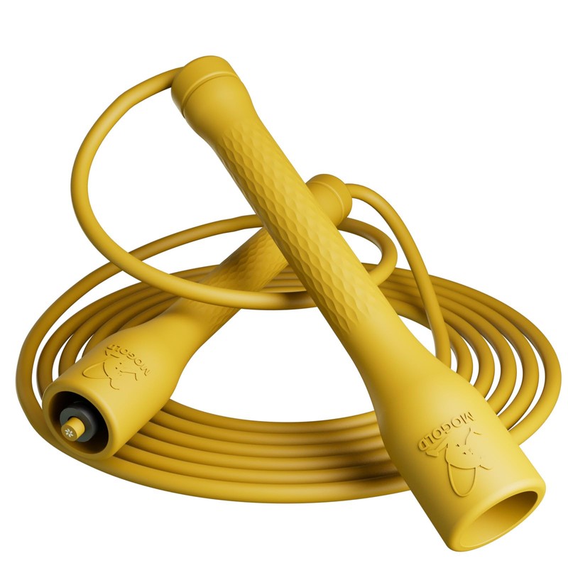 MOGOLD Adult Jump Rope,5mm PVC Jump Rope,Adjustable Length with Shatterproof