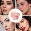 Powder Blush | Pink Powder Blush Face Makeup - Long-Lasting