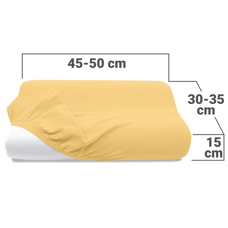 Emily´s Check Pack of 2 Fitted Covers for Neck Pillow