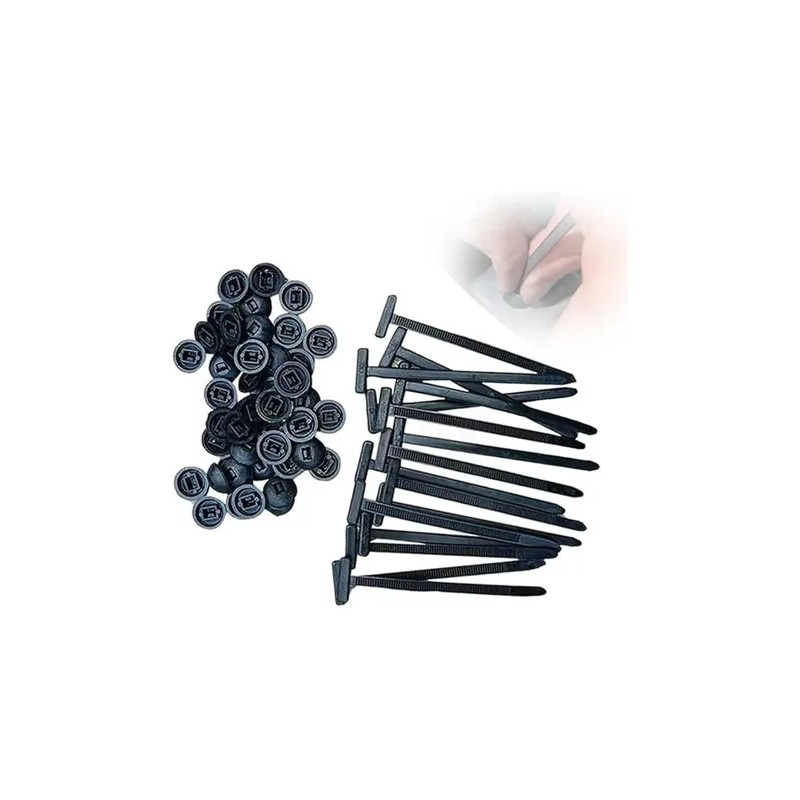 50pcs Cinchos Para Tolvas,nylon Universal Cable Tie Buckle