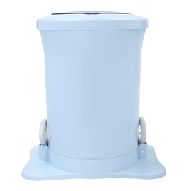 Manual Dehydrator 12L Portable Dryers Freestanding Washing Machine Clothes Dehydrator Manual Cloth Dehydrator With Clear Top Cover for Camping Traveling Apartment (Blue)