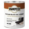 Watco 359023 Butcher Block Oil + Stain, 16 oz, Ebony