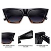 SOJOS Gafas de sol polarizadas vintage Cateye para mujer, con