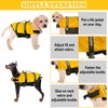 FainFun Dog Life Jacket, Orange, for Small and Large Dogs,
