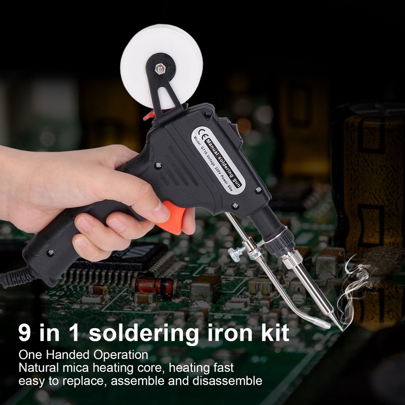 Automatic Soldering Gun Kit Fast Heating Prevent Scalding Hand Held