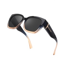 IGnaef Oversized Fit Over Sunglasses for Women Men, Trendy Polarized Sunglasses for Driving with UV400 Protection IF7511