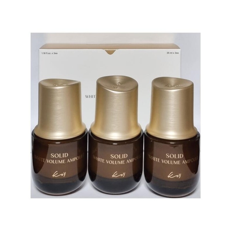 Koi 코이 솔리드 화이트 볼륨 앰플 35ml x 3개 Koi