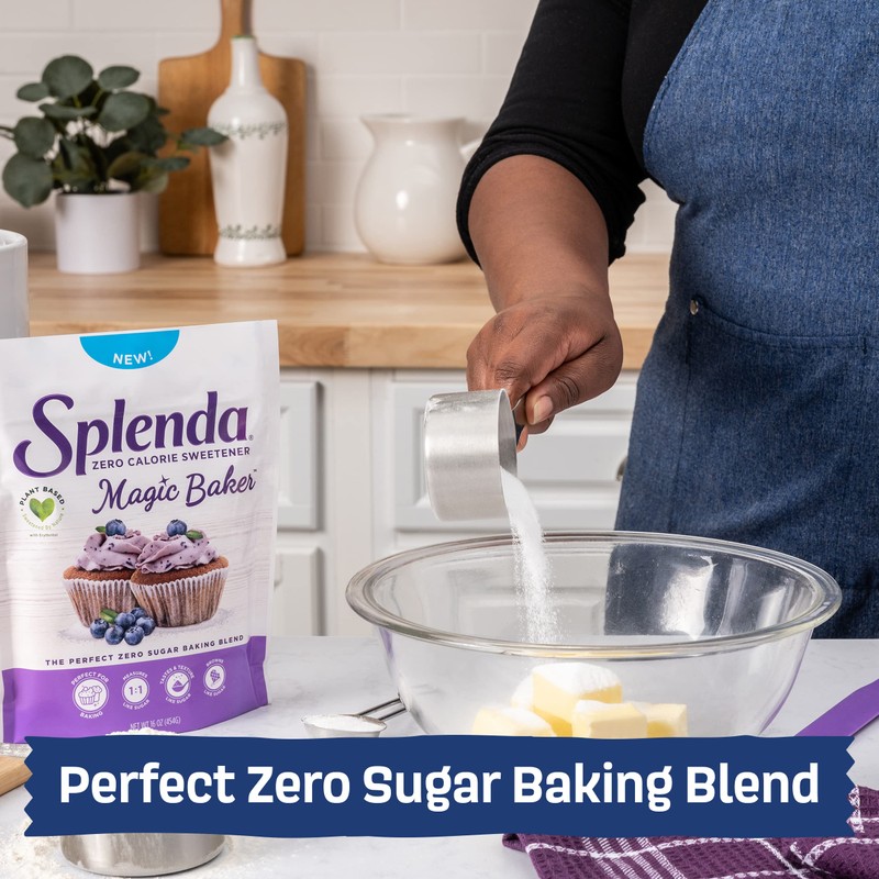 SPLENDA Magic Baker Zero Calorie Plant Based Granulated Baking Blend