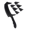 Baluue 4sets Professional Barber Cutting Comb Guides Shape Curved Design