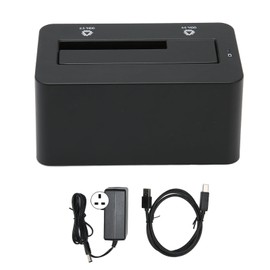 Hard Drive Docking Station 5Gbps USB 3.0 to SATA LED Indicator HDD Docking Station for 8TB 2.5in 3.5in HDD 100‑240V UK Plug  (Not Inclube Hard Disk)