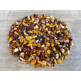 Wholesale Natural Semi Tumbled Mookaite Gemstone Chips, Crushed Mini Crystals, Undrilled Crystal Chips (Mookaite, 0.25 Pound)