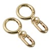 [FUSSED] 2pcs Key Ring, Backpack Buckle, Spring Gate O-Ring Round