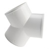 Duct Connector 4 Inch T/Y Splitter Connector PVC Pipe Connector