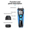 Handheld Moisture Meter LCD Display Digital Moisture Tester for Wood