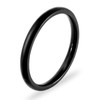SEIYA INTERNATIONAL Women's Ring, Men's, Simple, Stainless Steel, Thin 0.08