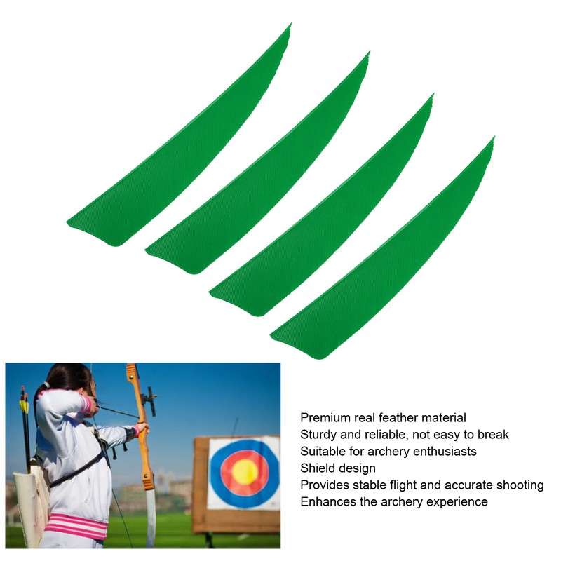 20pcs Feather Fletching High Speed Stable Flight Archery Arrows for