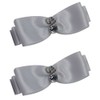 Mini Satin Hair Bow Set for Toddlers and Girls By