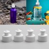 FZGLHQQ 20Pcs Push Pull Caps Reusable Bottle Caps Plastic Push