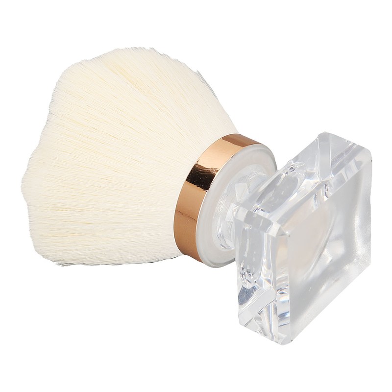 Nail Art Dust Powder Cleaner Brush Soft Bristles Comfortable Grip