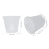 SUPVOX 10Pcs Root Control Flower Pots Transparent Plastic Nursery Planters