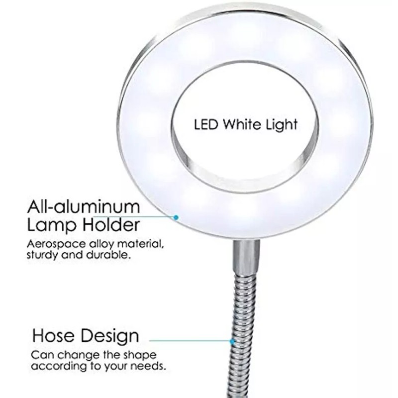 Yuyte ~? Lámpara De Escritorio De Belleza, Luz Led Para