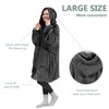 Catalonia Classy Oversized Sherpa Hoodie Blanket, Fluffy Warm Oversized Cuddly