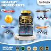 Tenmido 5-HTP & GABA Supplements - 4in1 with Vitamin B6,