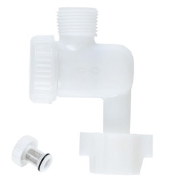 7/8'' Toilet Water Filter Adapter with SUS304 Mesh for 7/8 Toilet Tank Fill Valve and Bidet T Connector, 7/8 inch Male to 7/8 inch Female with Built-In Filter