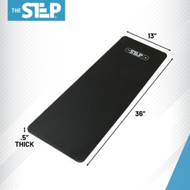 The Step Small Exercise Mat - Premium Workout Mat for Home Gym and Studio Use, Extra Comfortable Yoga Mat, Easy-to-Clean and Durable Material - Yoga Mats for Home Workout