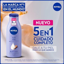 NIVEA Crema Corporal humectante Soft Milk (400 ml), 48 horas de Humectación y Suavidad Profunda con manteca de Karité ideal para Piel Seca